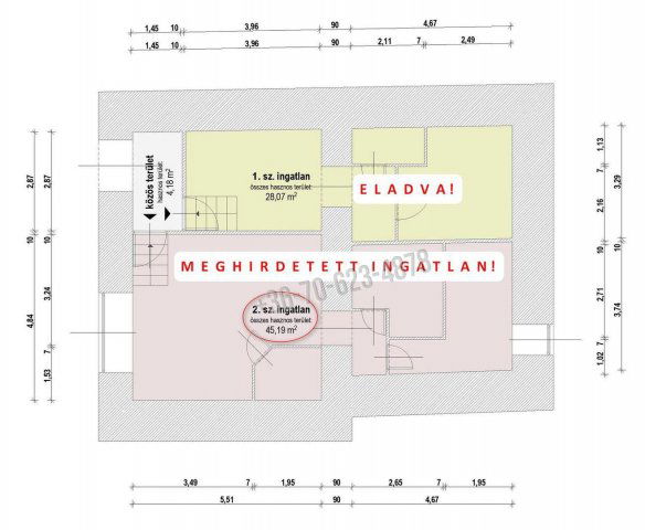 Eladó téglalakás, Budapesten, VII. kerületben 30.9 M Ft