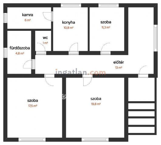 Eladó családi ház, Pásztón 19.9 M Ft, 2+1 szobás