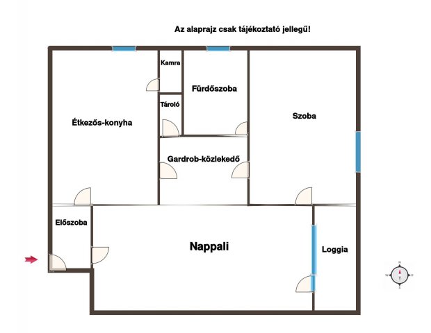 Eladó téglalakás, Budapesten, IV. kerületben 64.9 M Ft, 2 szobás