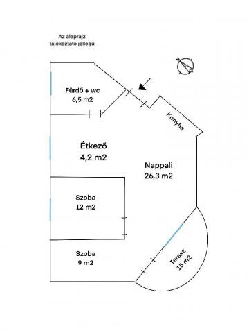 Eladó téglalakás, Budapesten, XV. kerületben 87 M Ft, 2+1 szobás