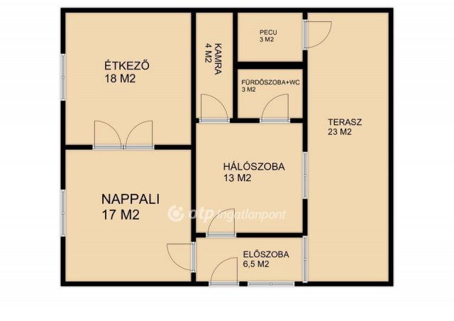 Eladó családi ház, Nyíregyházán 24.9 M Ft, 3 szobás