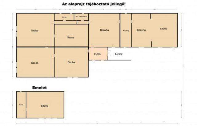 Eladó családi ház, Makón 120 M Ft, 5 szobás