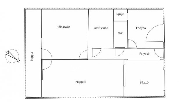 Eladó téglalakás, Nyíregyházán 70 M Ft, 2 szobás