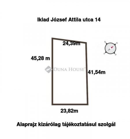 Eladó telek, Ikladon 25 M Ft / költözzbe.hu