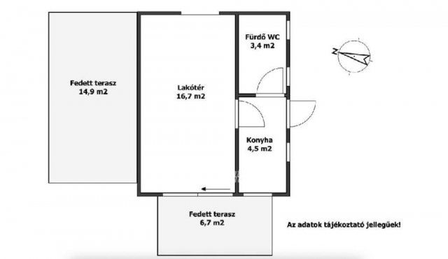 Eladó nyaraló, Siófokon 79.9 M Ft, 1 szobás