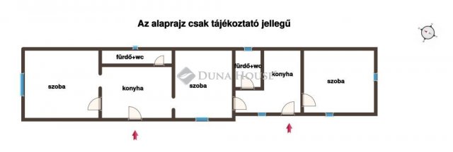 Eladó családi ház, Tácon 25 M Ft, 3 szobás