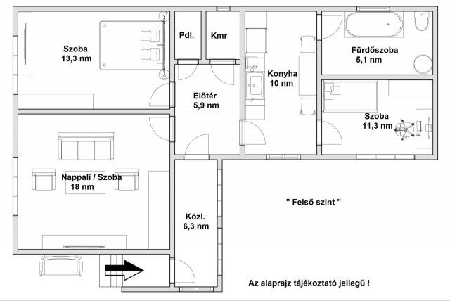 Eladó családi ház, Kustánszegen 13 M Ft, 3 szobás