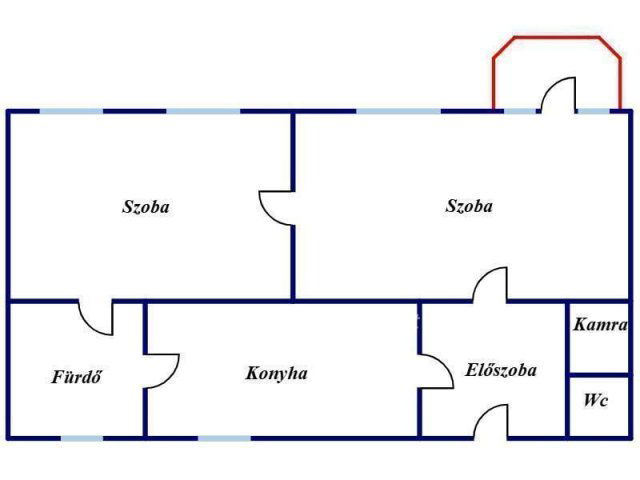 Eladó téglalakás, Miskolcon 34.9 M Ft, 2 szobás