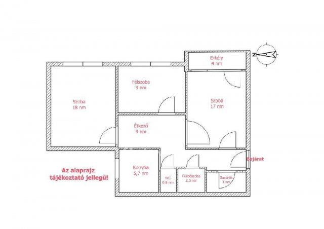 Eladó panellakás, Budapesten, X. kerületben 69.9 M Ft, 3 szobás