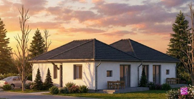 Eladó ikerház, Százhalombattán 125 M Ft, 4 szobás