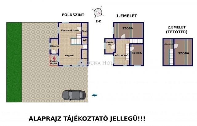 Eladó ikerház, Sülysápon 73.9 M Ft, 4 szobás