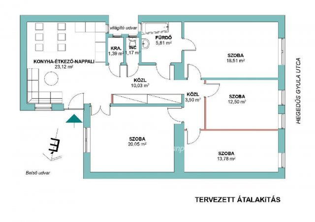 Eladó téglalakás, Budapesten, XIII. kerületben 147 M Ft