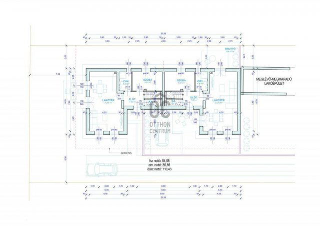 Eladó ikerház, Budapesten, XVIII. kerületben 110 M Ft, 5 szobás