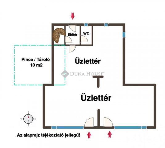 Kiadó üzlethelyiség, Budapesten, III. kerületben 650 E Ft / hó
