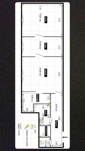 Eladó téglalakás, Budapesten, VIII. kerületben 92 M Ft, 3 szobás