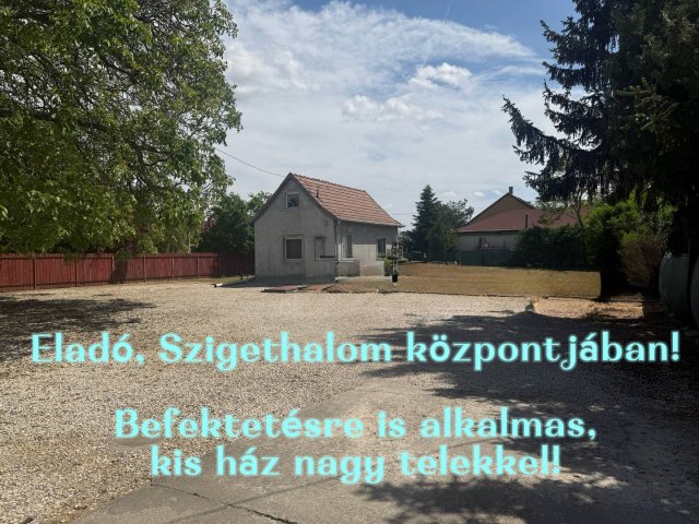 Eladó családi ház, Szigethalmon 69.8 M Ft, 1 szobás