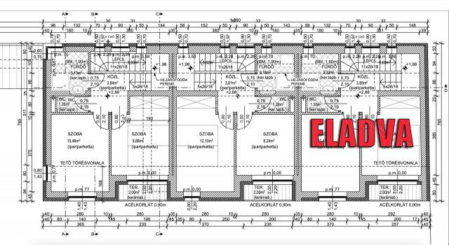 Eladó téglalakás, Vácon 87.9 M Ft, 3 szobás