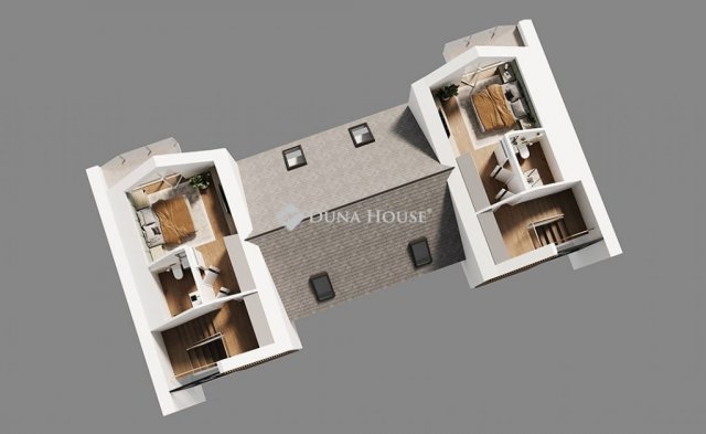 Eladó ikerház, Budapesten, II. kerületben 330 M Ft, 4 szobás