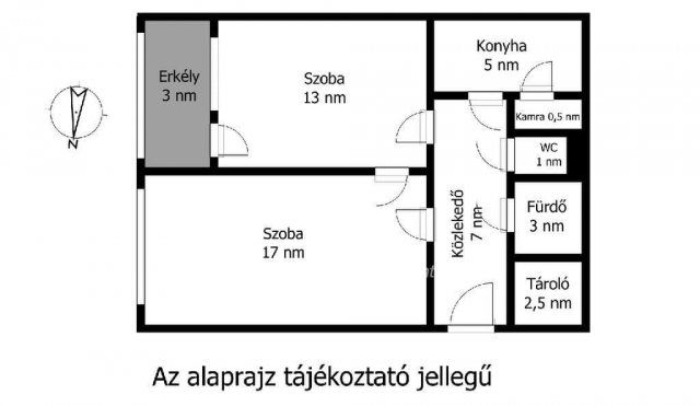 Eladó panellakás, Budapesten, III. kerületben 67 M Ft, 2 szobás