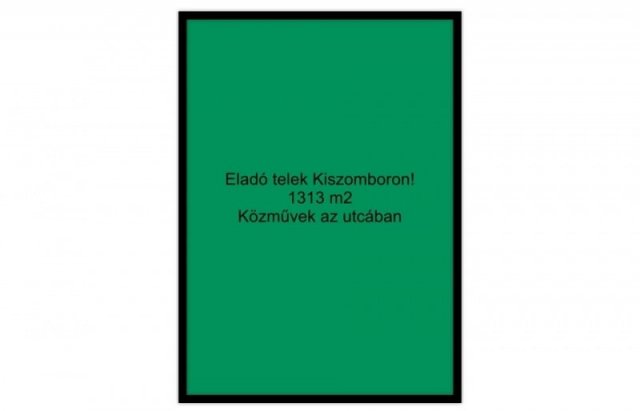 Eladó telek, Kiszomboron 3.5 M Ft / költözzbe.hu