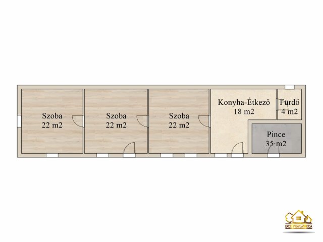 Eladó családi ház, Kiskunlacházán 48 M Ft, 3 szobás