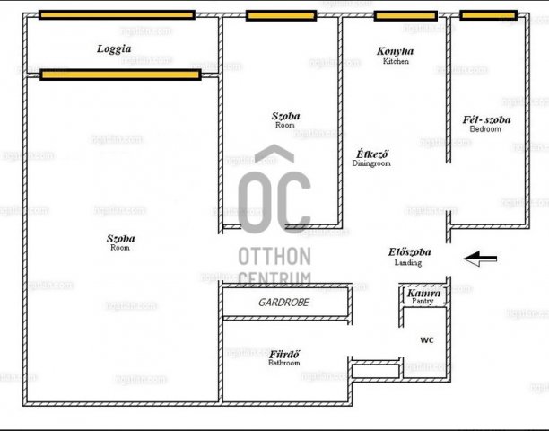 Eladó téglalakás, Budapesten, II. kerületben 96 M Ft, 3 szobás