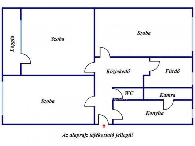 Eladó téglalakás, Szegeden 68.9 M Ft, 3 szobás