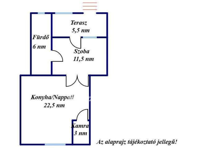 Eladó téglalakás, Gyulán 26.8 M Ft, 1 szobás