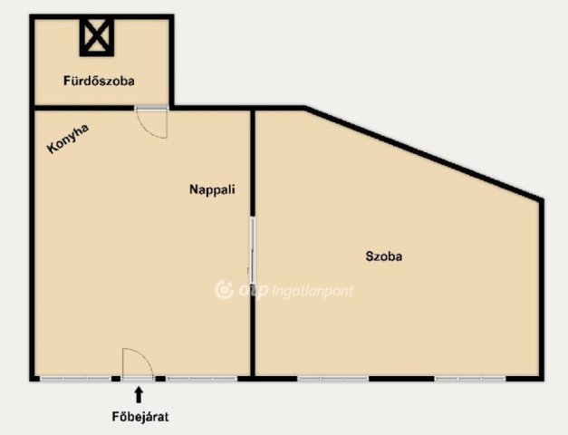 Eladó téglalakás, Budapesten, VIII. kerületben 59.9 M Ft