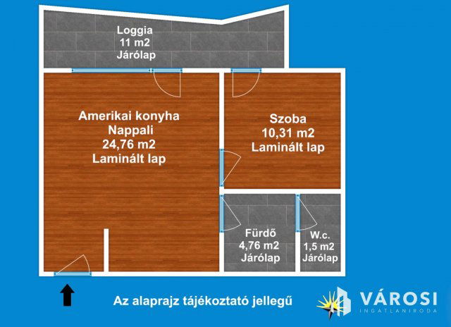 Eladó téglalakás, Szegeden 74.99 M Ft, 2 szobás