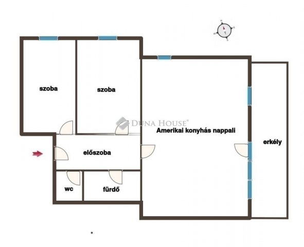 Eladó téglalakás, Budapesten, XIII. kerületben 93 M Ft, 3 szobás