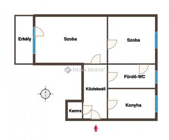Kiadó téglalakás, albérlet, Kaposváron 100 E Ft / hó, 2 szobás