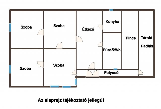 Eladó családi ház, Dabason 60 M Ft, 4 szobás