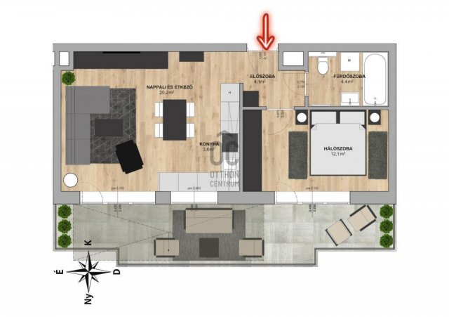 Eladó téglalakás, Budapesten, IX. kerületben 97.9 M Ft, 2 szobás