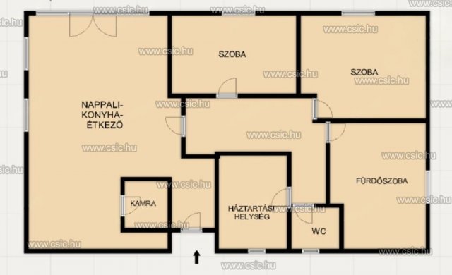 Eladó családi ház, Dabason 105 M Ft, 4 szobás