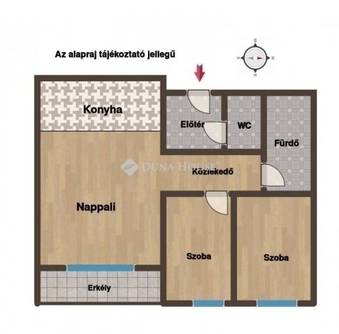 Eladó téglalakás, Budapesten, IV. kerületben 89.9 M Ft, 3 szobás