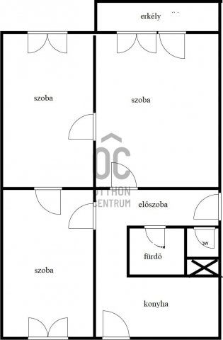 Eladó panellakás, Pécsett 59.9 M Ft, 3 szobás