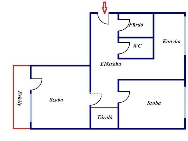Eladó panellakás, Miskolcon 31.5 M Ft, 2 szobás
