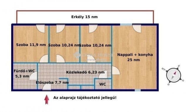 Eladó téglalakás, Budapesten, XIX. kerületben 88.4 M Ft