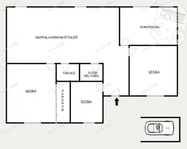 Eladó családi ház, Kecskeméten 67 M Ft, 3 szobás