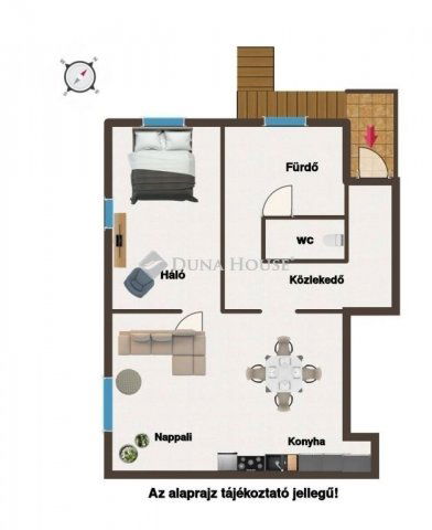 Eladó téglalakás, Budapesten, VI. kerületben 68.9 M Ft, 2 szobás