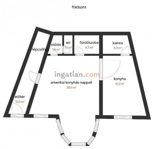 Eladó családi ház, Egerben 109.9 M Ft, 2+1 szobás