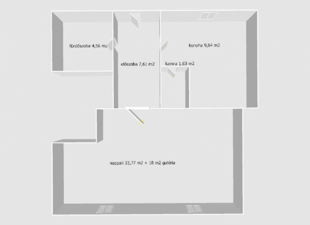 Eladó téglalakás, Budapesten, VI. kerületben 84.9 M Ft, 2 szobás