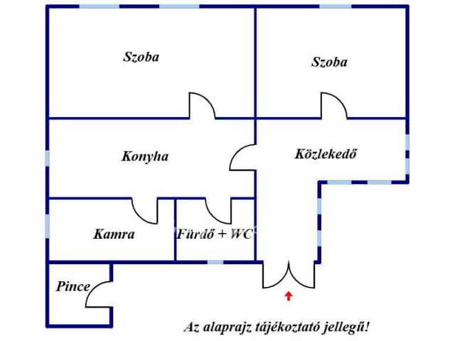 Eladó családi ház, Kunszentmártonban 7.8 M Ft, 2 szobás