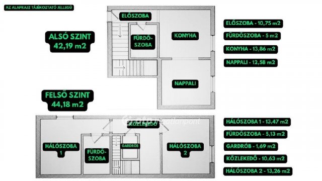 Eladó téglalakás, Kalocsán 52.6 M Ft, 3 szobás