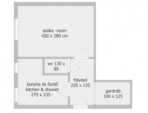 Eladó téglalakás, Salgótarjánban 10.8 M Ft, 1 szobás
