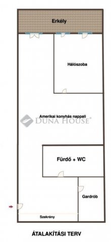 Eladó téglalakás, Budapesten, IX. kerületben 86.9 M Ft, 1 szobás