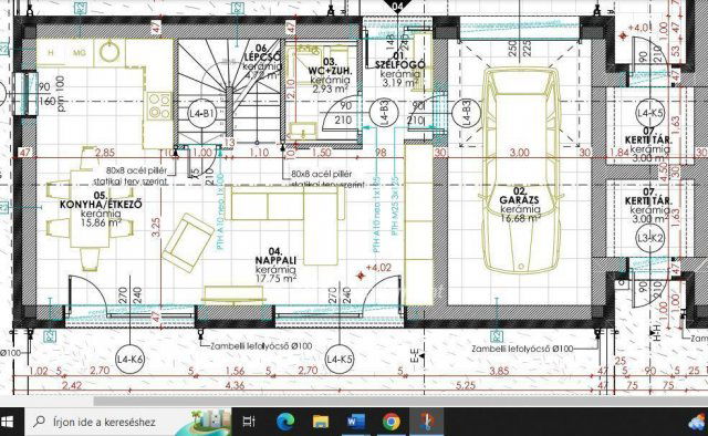 Eladó ikerház, Kozármislenyen 109 M Ft, 4 szobás
