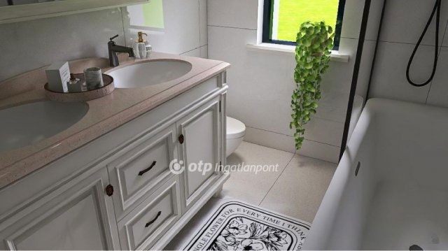 Eladó ikerház, Pócsmegyeren 88.9 M Ft, 5 szobás