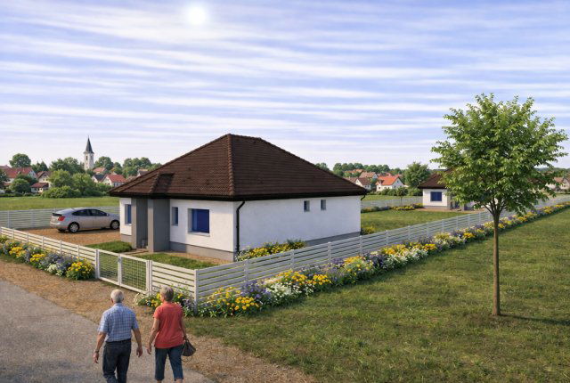 Eladó ikerház, Perkátán 55 M Ft, 4 szobás